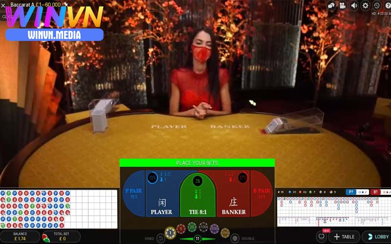 Chơi Baccarat winvn ăn tiền mặt trực tuyến